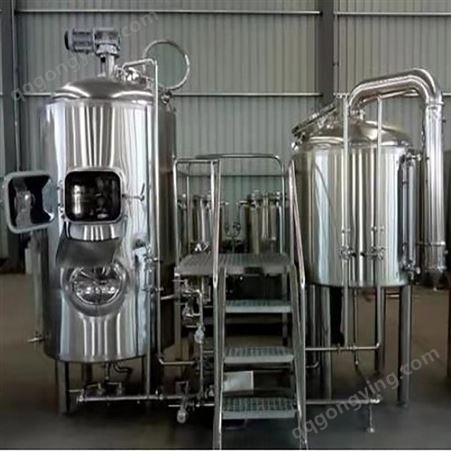 容量1500L啤酒精酿设备 糖化三器 设备生产线小酒馆