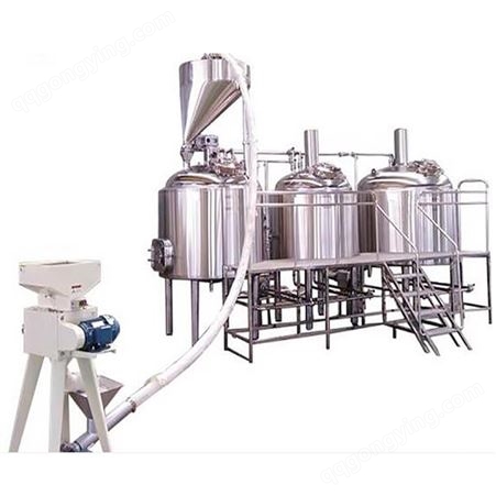 容量1500L啤酒精酿设备 糖化三器 设备生产线小酒馆