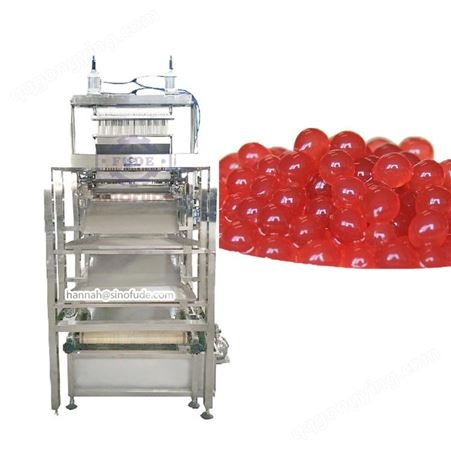 浇注切割型寒天晶球生产线 黑糖原味甜心魔芋粒全自动设备 芙达机械种类齐全