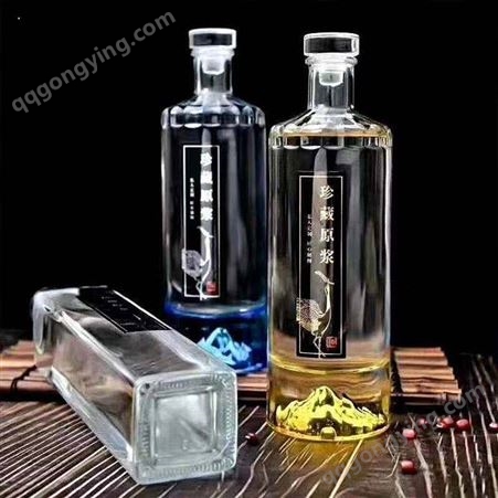 酒瓶厂家 酒瓶批发 玻璃瓶厂家 制造精良 玻璃酒瓶