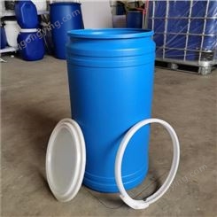 庆诺大口圆桶生产厂家 法兰塑料桶75l 75L塑料桶出口