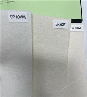 全新开发品SP20W白色羊毛无纺布，阻燃环保，符合Rohs指令