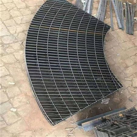 平台钢格栅板 镀锌排污网格板 异形缺角格栅板