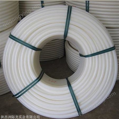 西安PE穿线盘管 给水用白色聚乙烯塑料盘管 
