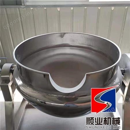 鸡汤炖煮电加热夹层锅 不锈钢卤煮锅 300L型号燃气加热夹层锅