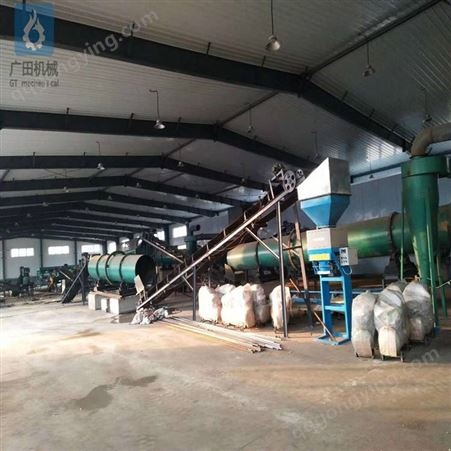 郑州广田鸡粪滚筒烘干机 有机肥生产线整套设备