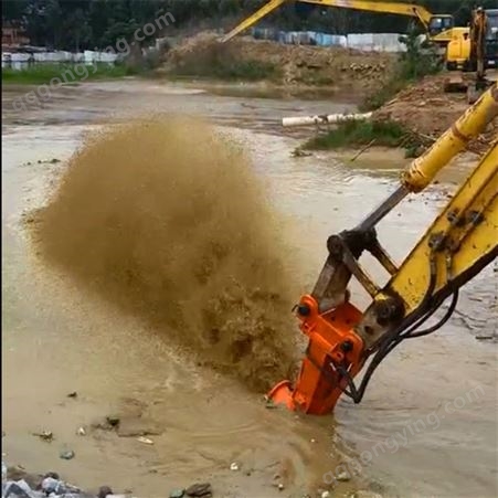 挖机潜水抽沙泵 鱼塘挖掘机泥浆泵 液压耐磨砂石泵