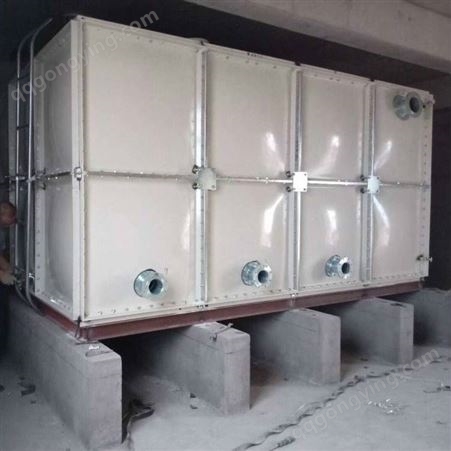厂家定制方形玻璃钢水箱 防腐SMC生活水箱 组合式消防水箱