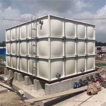 南充SMC储水箱 组合式拼装水箱 玻璃钢消防水箱 玻璃钢水箱 玻璃钢保温生活水箱