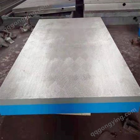 铸铁工作台 工装夹具平台 铸铁三维柔性焊接平台平板加工 T型槽平台 三维焊接平台平板
