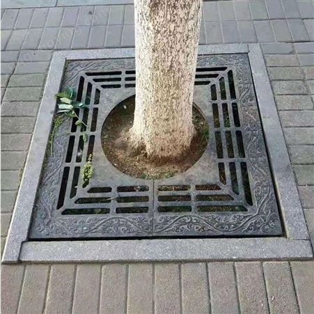 普罗盾铸铁树篦子 广场绿化树池盖板 厂家接受定制激光切割不锈钢树篦子