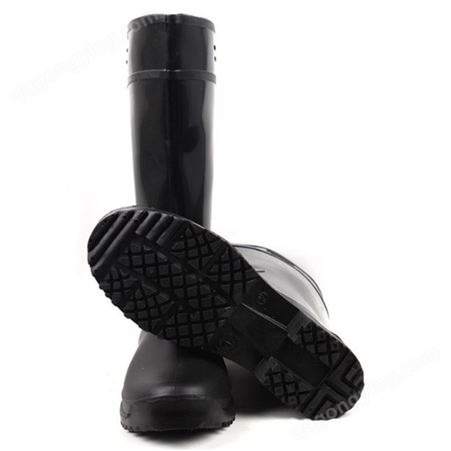 莱尔SC-11-99PVC食品级黑色高筒防水耐油耐腐蚀工地防护雨靴