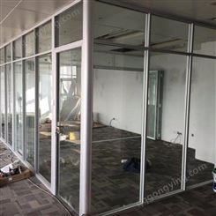 西安折叠玻璃隔断10年行业经验 售后无忧 办公室玻璃隔断