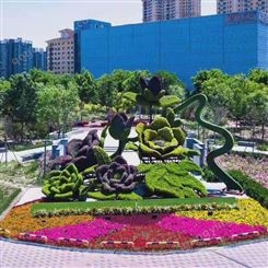 上海仿真绿雕造型 仿真景观绿雕