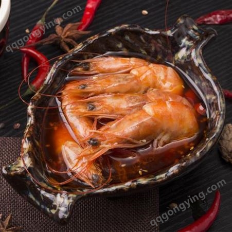 厂家批发 麻辣海虾   盒装即食小海鲜 丹东海鲜