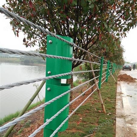 家装绳索护栏 公路缆索护栏可定制 创辉 可来图定制