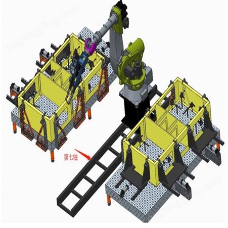 二三维柔性焊接平台智能机器人机械手工装定位组合夹具