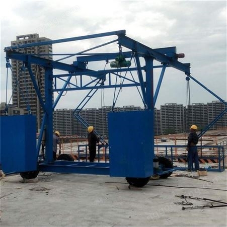 桥梁护栏安装施工台车 防撞墙模板作业车MBTC-2 蓝江机械