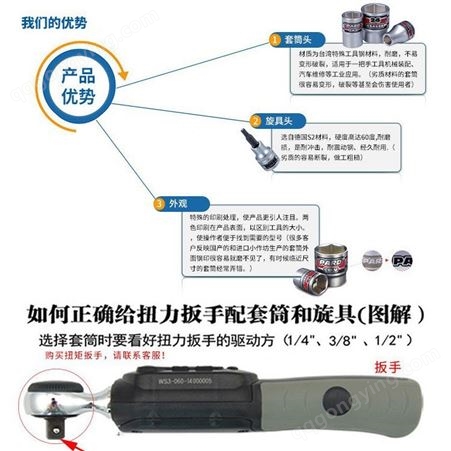 原装中国台湾可换头数显扭力扳手DGC-135AN DGC-200AN 340AN