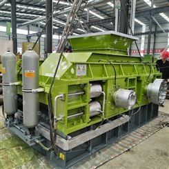 时产400吨数控液压双辊粉碎机可调性强，通过量大 吉宏