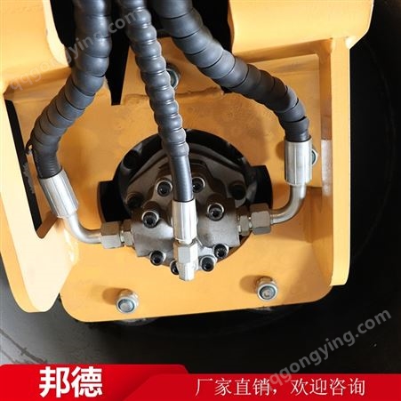 小型压路机型号 沟槽贴边压实 6吨大钢轮 邦德重工