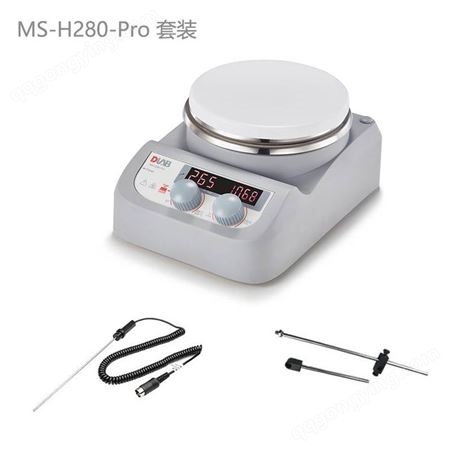 大龙MS-H280/380-Pro 数显加热控恒温磁力搅拌器方盘搅拌机