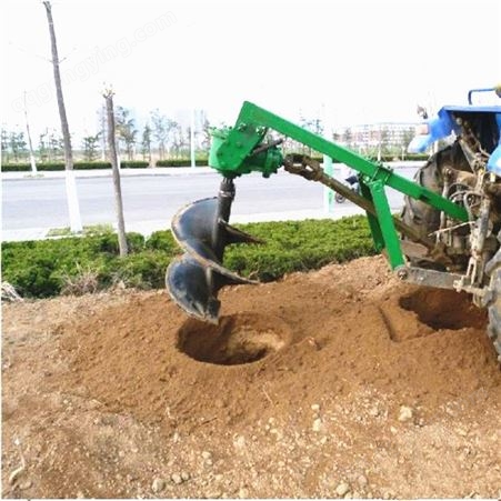 挖坑机 拖拉机挖坑机 打眼机地钻机常年供应