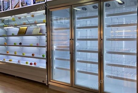 仟曦郑州后补式冷库冷藏展示柜商用立式冰柜保鲜风冷超市便利店啤酒饮料双门冰箱