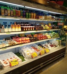 水果冷藏保鲜设备水果店冰柜冷藏保鲜展示柜水果冷风柜水果风幕柜