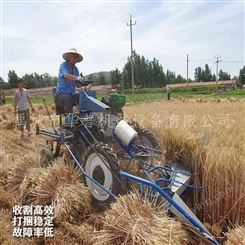 全自动新型芝麻芦苇收割打捆一体机谷麦水稻不伤谷穗青稞割捆机