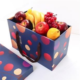 生产水果生鲜包装 手提纸袋 印刷包装盒 彩盒定制 佳缘印刷厂
