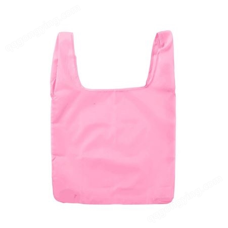 定制牛津布折叠购物袋方形背心袋环保防水可订做加印logo