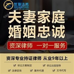 潍坊龙顶法务专业离婚咨询 离婚 夫妻财产分割 争取抚养权