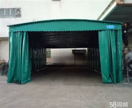 南京大型活动仓储蓬棚定制厂家 夜市烧烤挡雨蓬 带滑轮的帐篷 物流推拉式活动帐篷