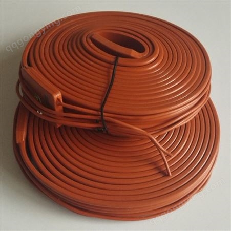 现货供应硅橡胶电热带高温加热带发热带管道伴热保温防冻电伴热带
