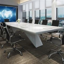 办公家具大型会议桌长桌 简约现公桌椅组合板式长方形培训桌JY-HJ-022