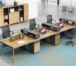 办公家具员工工位办公桌椅组合简约办公室职员电脑桌2/4/6人位JY-W-210