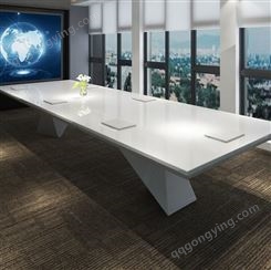 办公家具大型会议桌长桌 简约现公桌椅组合板式长方形培训桌JY-HJ-018