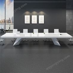 办公家具大型会议桌长桌 简约现公桌椅组合板式长方形培训桌JY-HJ-019