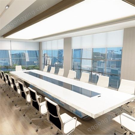 办公家具大型会议桌长桌 简约现公桌椅组合板式长方形培训桌JY-HJ-023