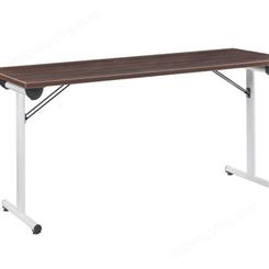 办公家具培训桌可移动长条折叠人造板员工培训桌厂家