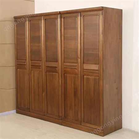 新枫格卧室简约现代中式组合大衣柜木质组装家具