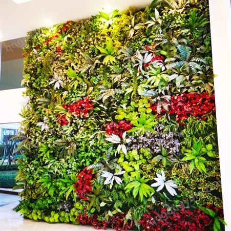 颐合仿真植物墙 大型立体造景氛围假树假花提供设计安装