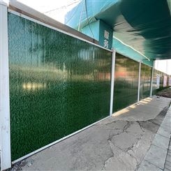 市政公路围挡 工地临时施工围栏 镀锌板材质 结实耐用
