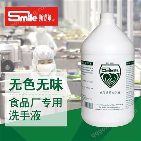 爽洁滋润洗手液食品包装厂用无香无色无味补充装斯麦尔X022