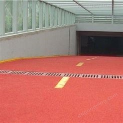 硅pu室外篮球场 塑胶球场施工 永兴 体育材料 厂家直供