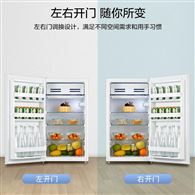 美的 93升单门小冰箱 迷你家用小型冰箱冷藏保鲜 宿舍租房节能低音电冰箱BC-93M