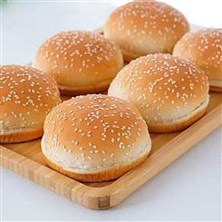 汉堡胚 商用家用早餐汉堡半成品速食整箱食材 汉堡面包胚80克
